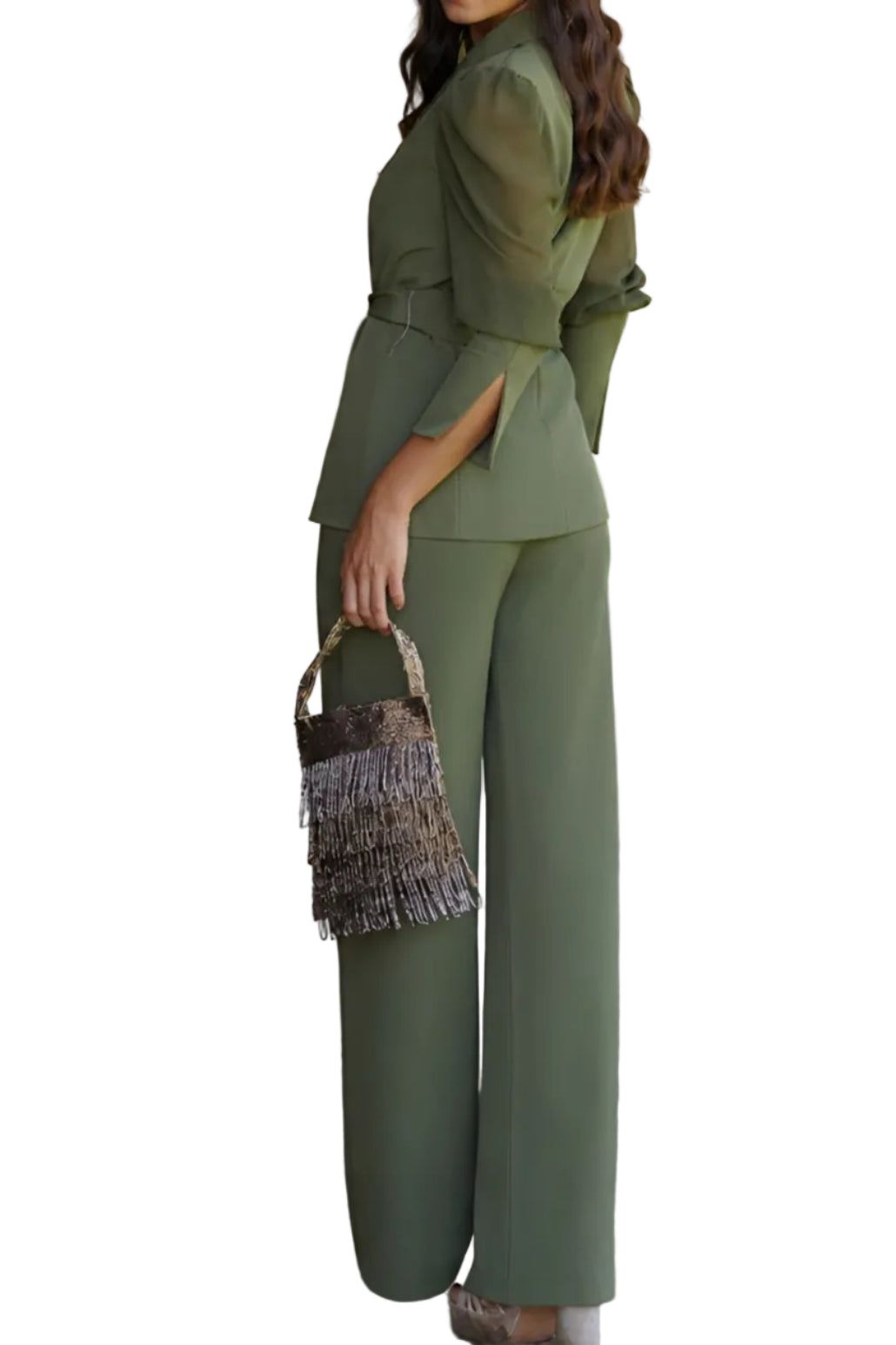 Traje de chaqueta la caleta verde