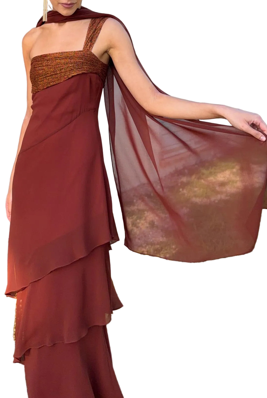 Vestido Antonella Cobre