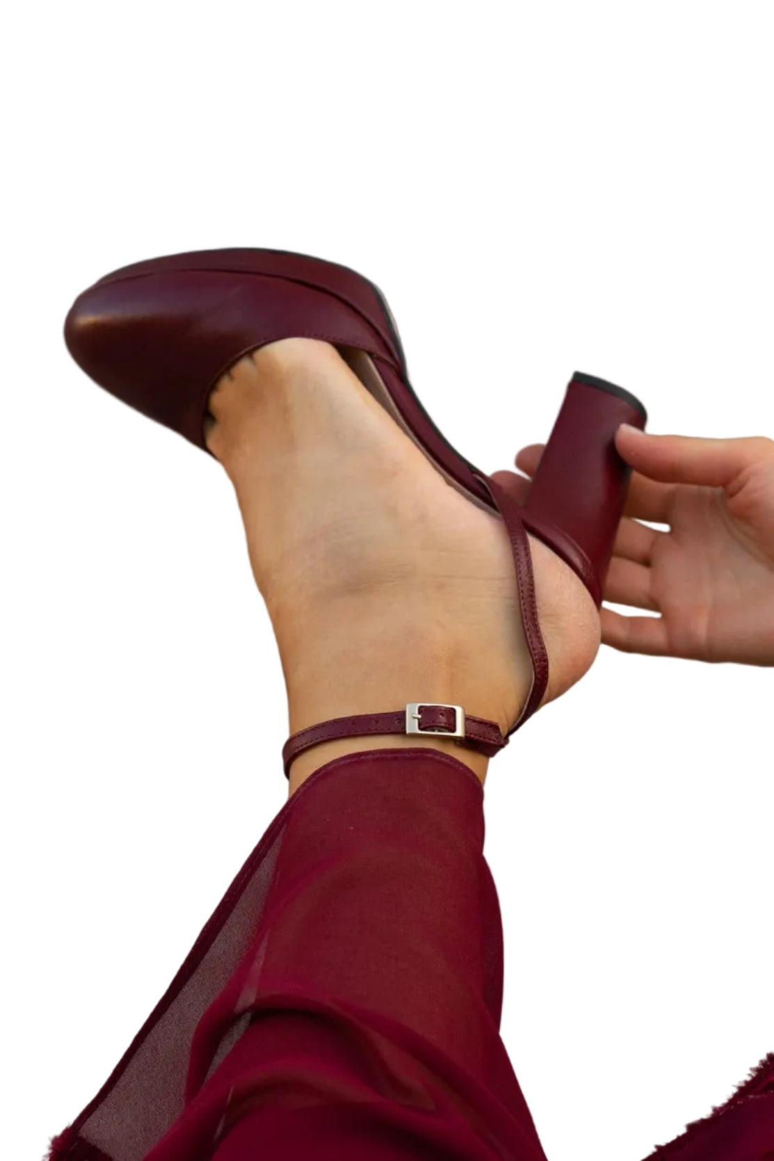 Zapato Evianna Burdeos