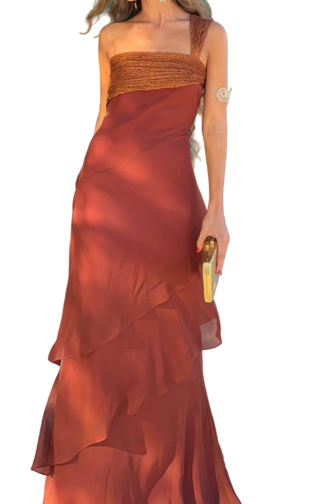 Vestido Antonella Cobre