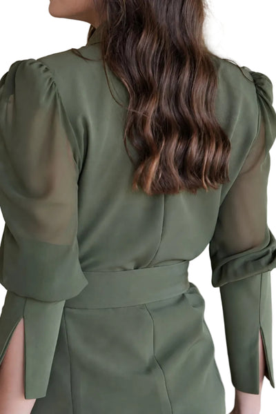Traje de chaqueta la caleta verde