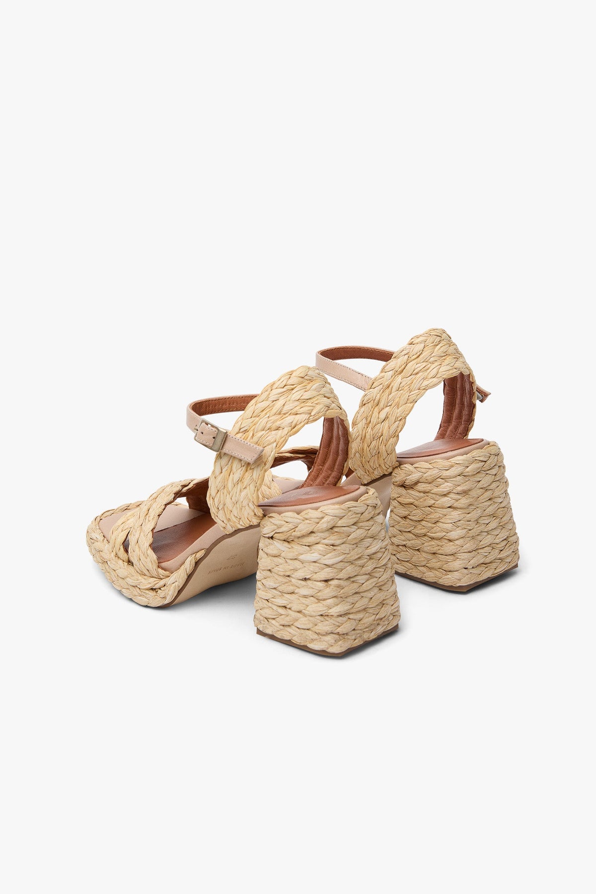 Sandalia Dalia Rafia Crudo