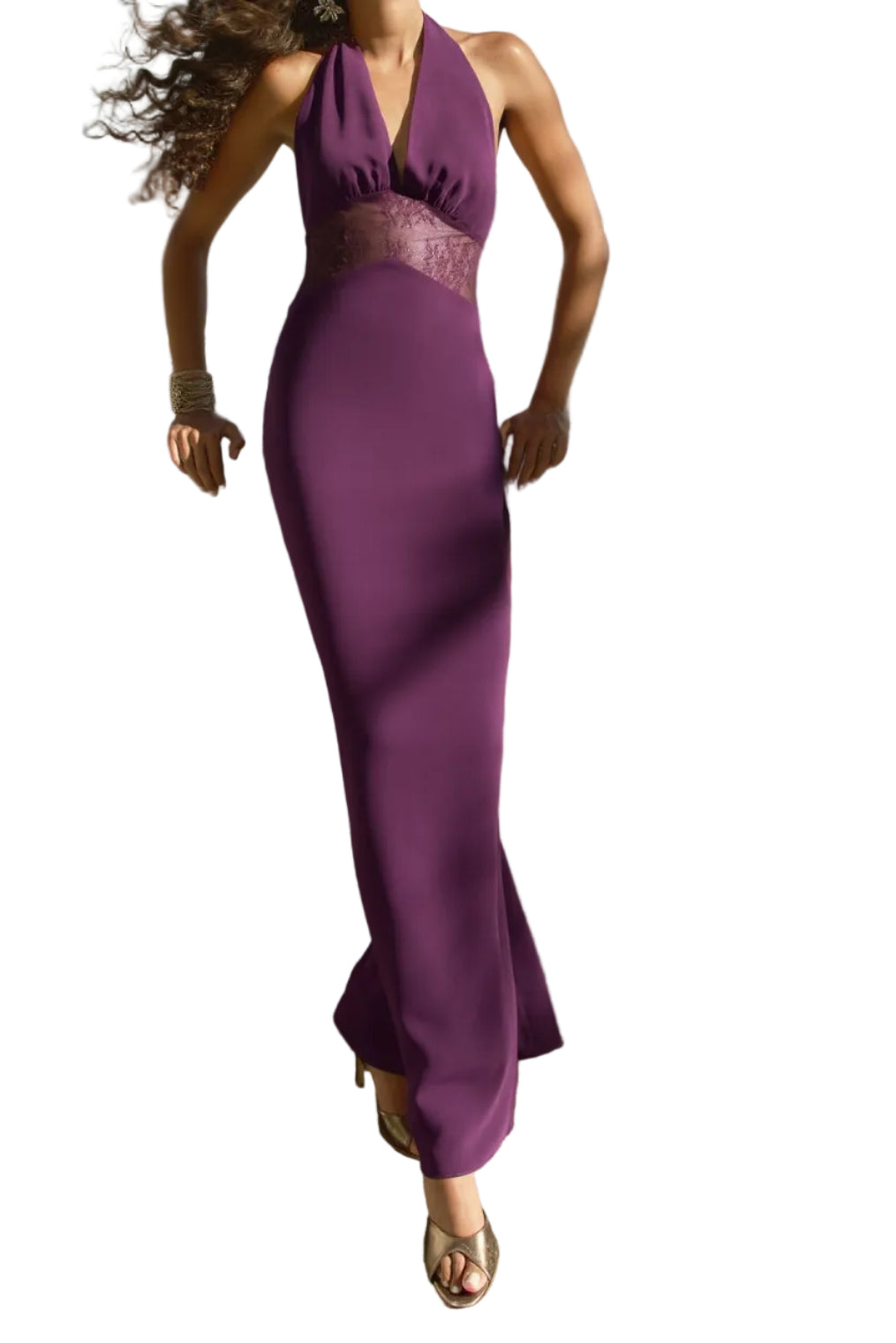 Vestido Aira Berenjena