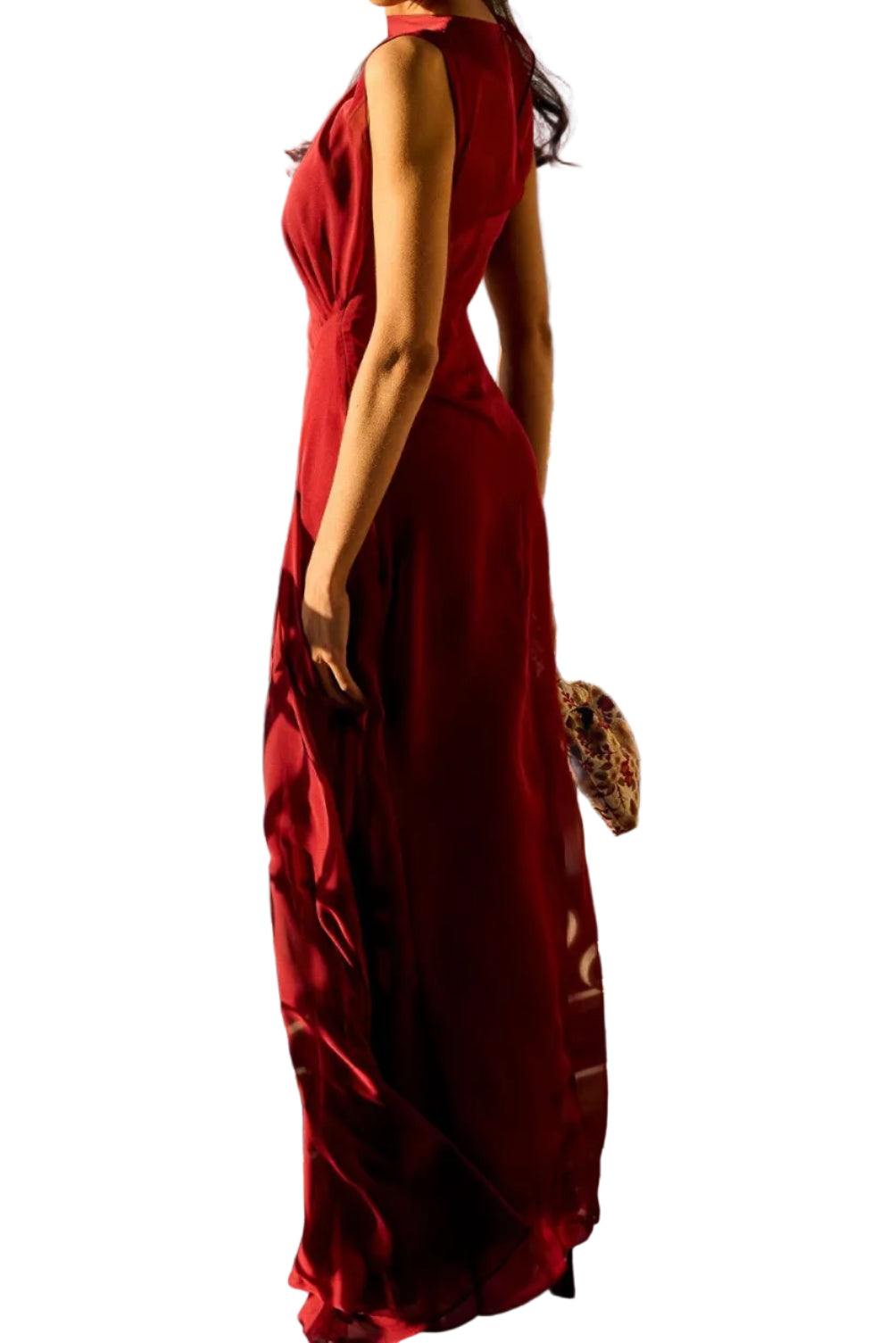Vestido Campari Granate
