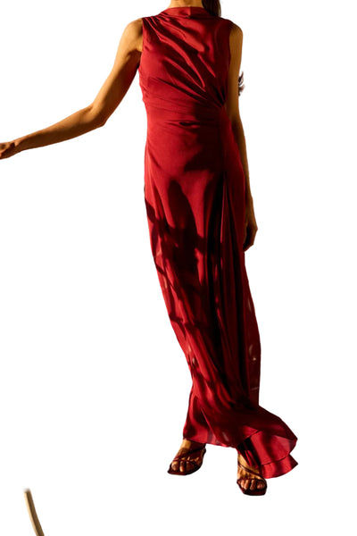 Vestido Campari Granate