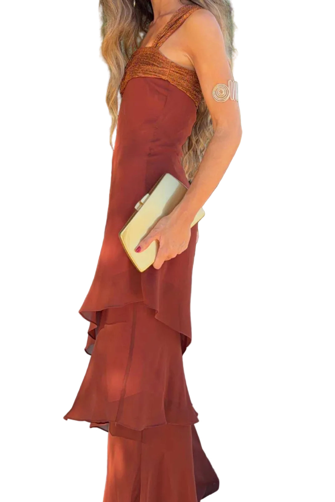 Vestido Antonella Cobre